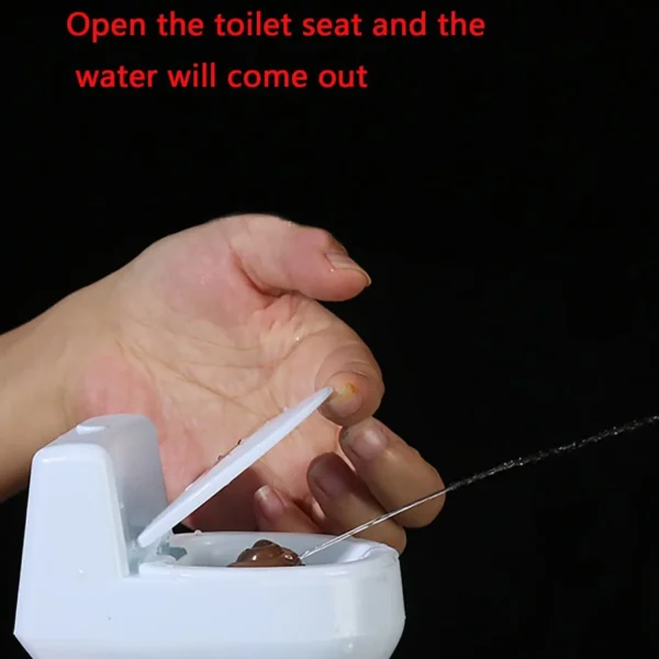 1PC-Novel Interesting Poop Spray Prank Toy Joke Cary Toys Mini Sprinkler Toilet Spray Gun Simulation Toilet Toy - Image 3