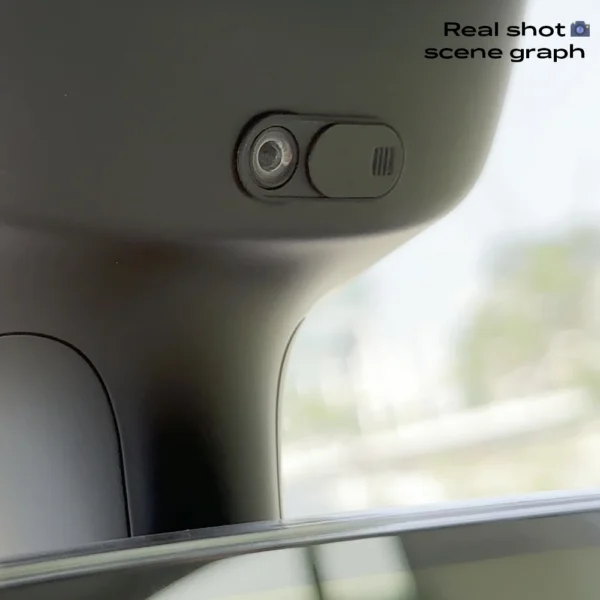 Car Camera Cover For Tesla Model 3 Y Juniper Launch 2025 Webcam Slide Blocker Privacy Protector compatible tablet PC Laptop iPad - Image 3