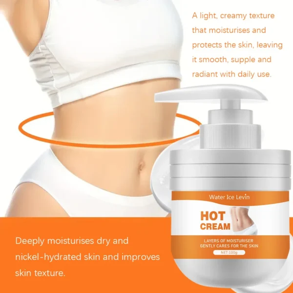 A 100g Beauty Wake Up Butt Lifting Thermal Massage Cream - Unisex Firming Body Lotion for Waist, Legs, Arms For Daily Skin Care - Image 5