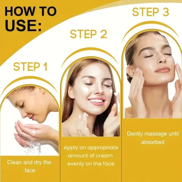 Bee Vemon Instant Facial Lifting Cream - Firms and Firms Skin, Smoothes Fine Lines and Wrinkles | All Skin Types - Image 6