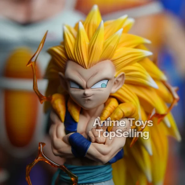 25cm/9.84in Anime Dragon Ball Z Figure Super Saiyan 3 Gotenks Figure SSJ3 Gotenks PVC Collectible Model Toys Gifts - Image 5