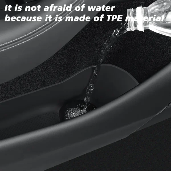 For Tesla Model Y 2025 Launch Juniper Car Door Side Storage Box Front Rear TPE Door Storage Organizer Tray Interior Accessories - Image 5