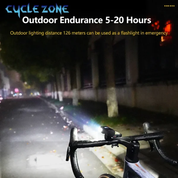 Smart Sensor Bicycle Front Light Type-C Charging LED Bike Head Lamp MTB Bike Flashlight Bicycle Headlight Cycling Accessories - Image 6