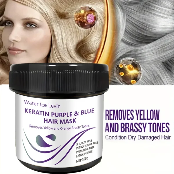 Magical Keratin Hair Mask 5 Seconds Repair Damaged Frizzy Hair Soft Smooth Shiny Nutrition Deep Moisturize Nourishing Hair Care - Image 4