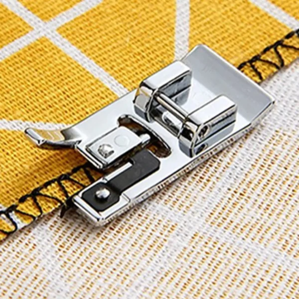 Overlock Overedge Overcasting Sewing Machine Presser Rolled Hem Foot Tool For Low Shank Snap-On Singer Brother - Image 3