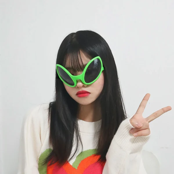 1PC - Party Decoration Alien Funny Glasses Party Funny Photo Prop - Image 2