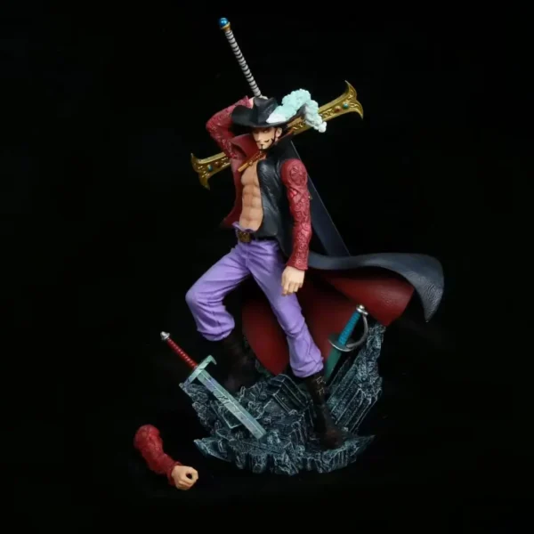 28CM ONE PIECE Figures Eagle eye Dracule Mihawk Anime Figure Top War Pvc Model Statue Doll Collection Ornaments Toys Gift - Image 6
