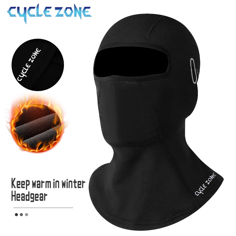 kf-S756a45cc90eb4b969d67af974a542740E Motorcycle Balaclava Winter Warm Riding Sports Full Face Mask Glasses Hole Windproof Breathable Neck Protect Sunscreen Headwear - Image 1