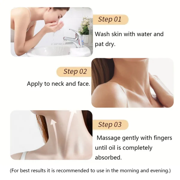 Neck Lines Protein Cream Collagen Eliminate Neck Fine Lines Anti-ageing Lift Rejuvenation Nourish Eliminate Double Chin SkinCare - Image 6