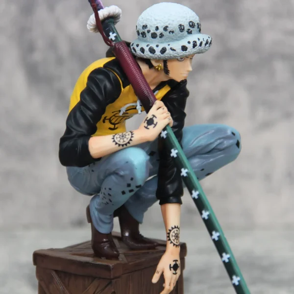21cm One Piece Figures Trafalgar D. Water Law Action Figures Anime Pvc Model Statue Ornamen Collection Decoration Toys Gifts - Image 3