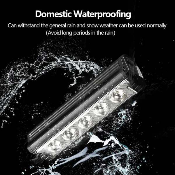 Bicycle Light Bike Front Lights Headlight Flashlight for Bicycle Rechargeable Waterproof MTB Road Cycling Lamp Bike Accessories - Image 5