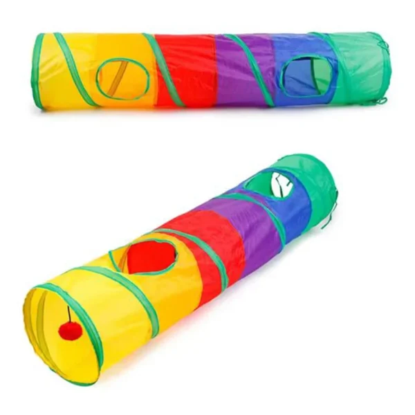Hot Cat Tunnel Pet Tube Collapsible Play Toy Indoor Outdoor Kitty Puppy Toys for Puzzle Exercising Hiding Training Pet Toys - Image 4