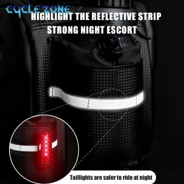 Large Capacity Bicycle Bag Bike Rear Seat Bag Multifunctional Shoulder Handbag Rack Bags Waterproof Cycling Seat Saddlebag 10L - Image 3