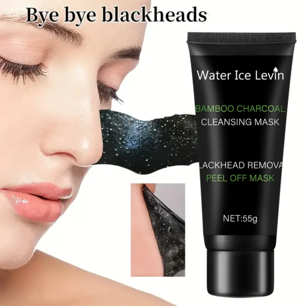 Bamboo charcoal cleansing mask Blackhead Removal Deep Mask Deep Cleansing Cleansing Exfoliating Mask Treatment Black Mask - Image 7