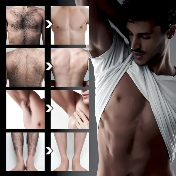 60g Hair Removal Cream for Men and Women, Painless, Quickly, Completely, Smooth and Refreshing, Reshaping Confidence, Enjoy Silky Skin - Image 5