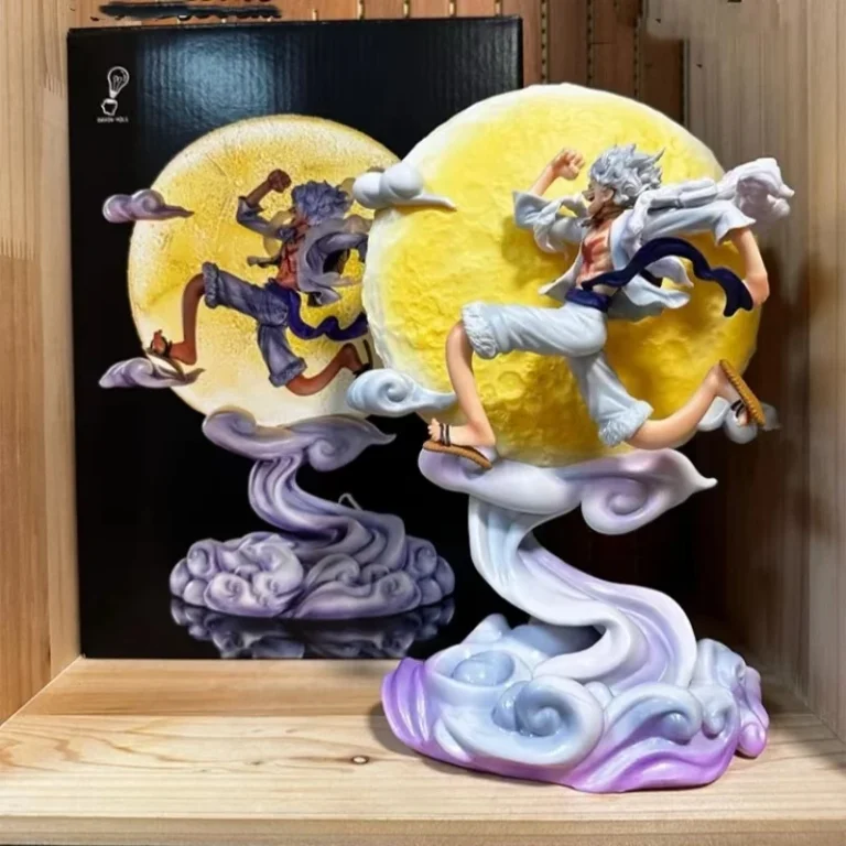16cm One Piece Anime Figure Moon Fairy Nika Monkey D Luffy Gear 5 With Moon Light Action Figure Statue Model Collection Toys - Image 4