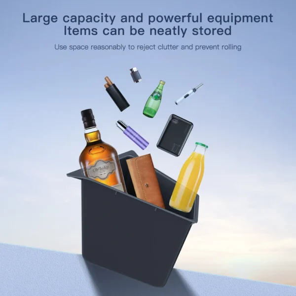 YZ For Tesla Model Y Juniper 21-2025 Trunk Side Storage Box Hollow Cover Organizer Flocking Mat Partition Board Stowing Tidying - Image 5