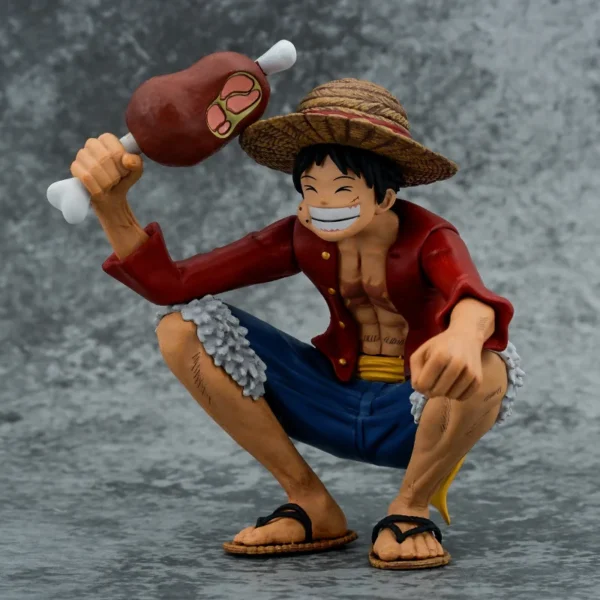 15cm One Piece Anime Figures Straw Hat Monkey D Luffy Action Figure Model Pvc Statue Doll Statue Model Collection Toys Gift - Image 2