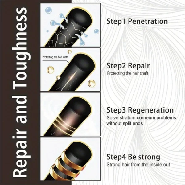 250g Miracle Keratin Hair Mask 5 Seconds Repair Damaged Frizz Hair Mask Damage Hair Mask Care Shine Hair Care - Image 4