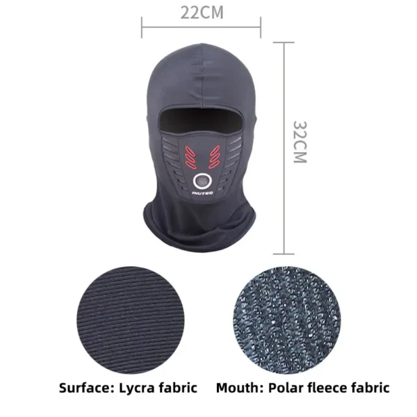 Summer Winter Warm Fleece Motorcycle Face Mask Anti-dust Windproof Full Face Cover breathable Hat Neck Helmet Mask Balaclavas - Image 6