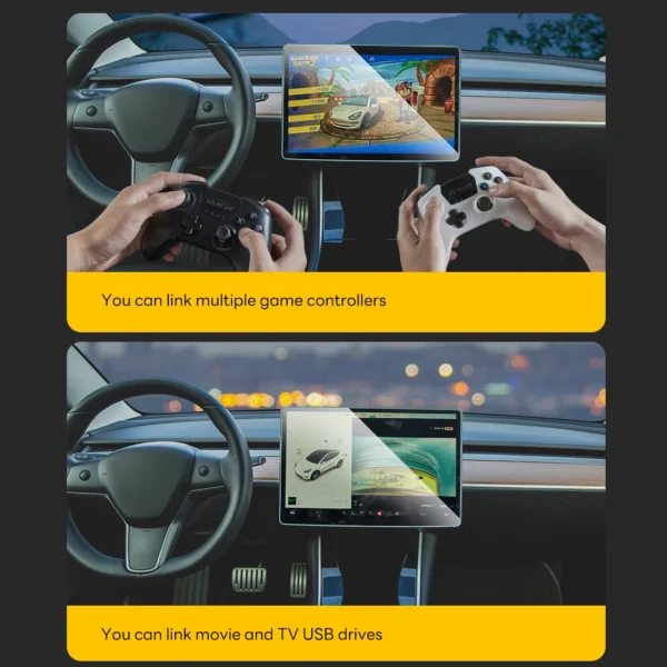 Glovebox USB Hub For Tesla Model Y Juniper 2025 Launch Mode 3 Highland 2024 Type-C Splitter Docking Station Data Tansmission - Image 5