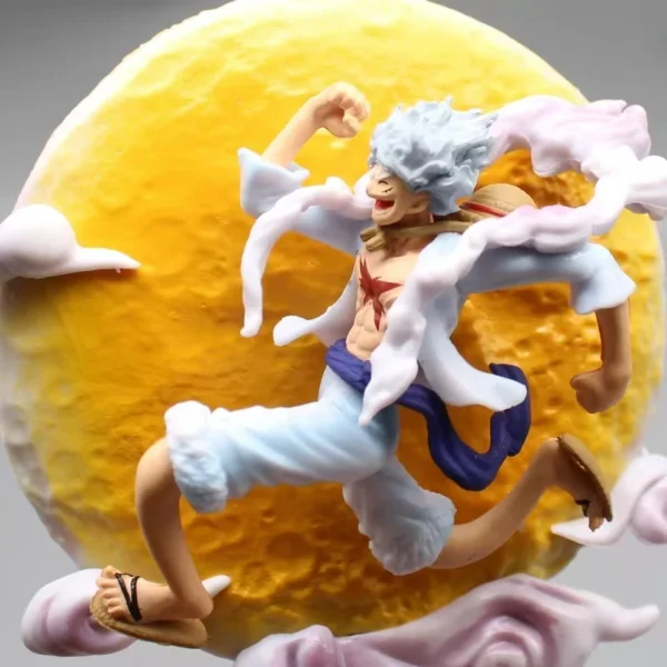16cm One Piece Anime Figure Moon Fairy Nika Monkey D Luffy Gear 5 With Moon Light Action Figure Statue Model Collection Toys - Image 2