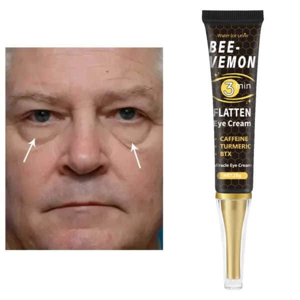 Bee Venom Eye Cream, 20 Grams, Suitable for All Skin Types, Hypoallergenic, Firming and Anti-Wrinkle Improvement, Moisturizing, Anti-Aging and Smoothing - Image 5