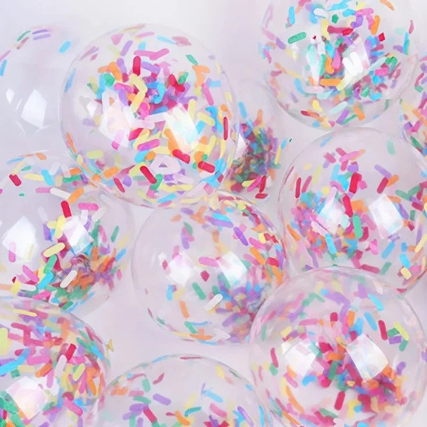 1 piece - Colorful confetti wedding party, birthday, graduation anniversary, party decoration supplies polychrome - Image 4