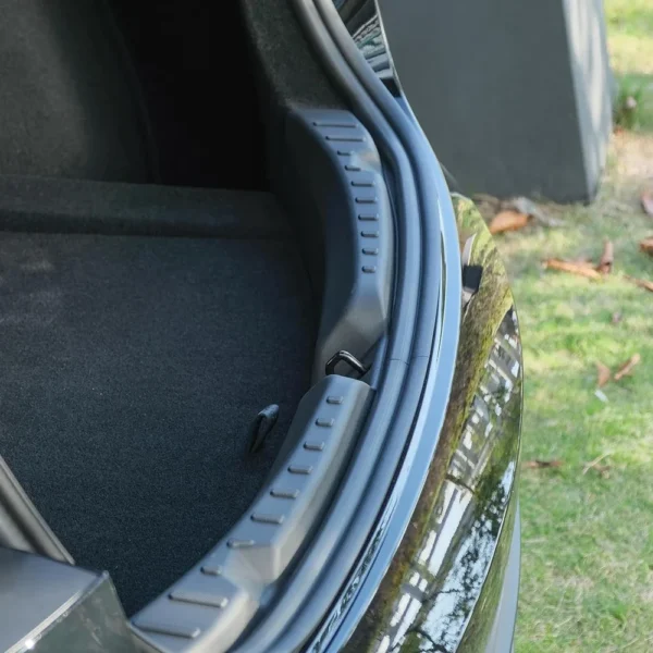 For Tesla New Model 3 Highland 2024 2025 Trunk Threshold Strip TPE Mats Sill Guard Rear Cargo Anti Scratch Protector Accessories - Image 6