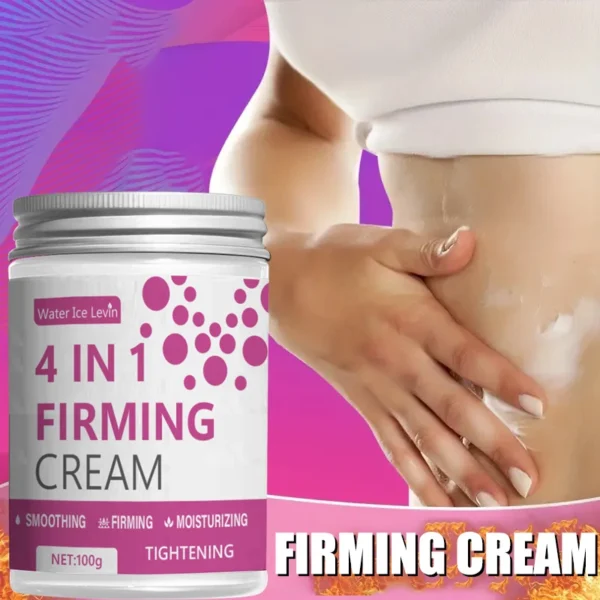 4 in 1 Firming Cream, Ginger, Aloe Vera and Coffee Essence - Moisturizing Body Firming Cream for Abdominal, Arm and Legs - Image 1