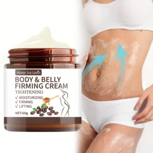 Abdominal Control Firming Cream - 60g, Plant Extract Deep Moisturizing and Moisturizing, Alcohol-Free, Suitable for All Skin Types, No Spices, Enhances Skin Elasticity