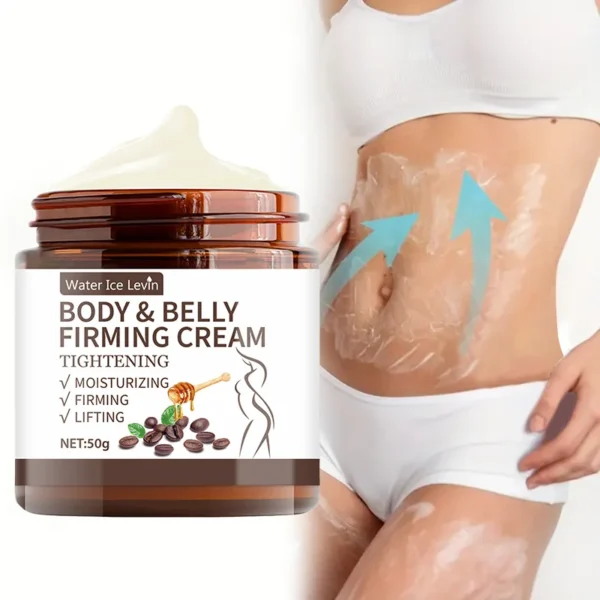 Abdominal Control Firming Cream - 60g, Plant Extract Deep Moisturizing and Moisturizing, Alcohol-Free, Suitable for All Skin Types, No Spices, Enhances Skin Elasticity - Image 7