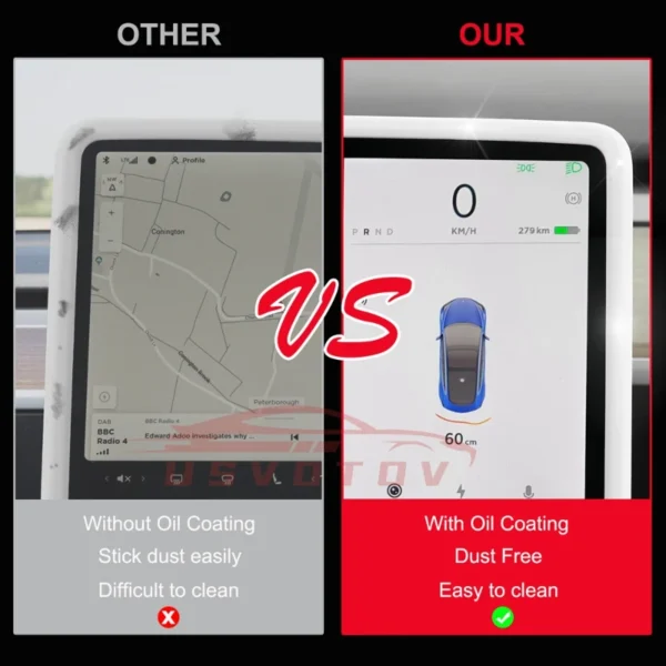 For Tesla Model 3 / Y Silicone Protective Frame Edge Cover Central Control Display Navigation Screen Protector Car Accessories - Image 6