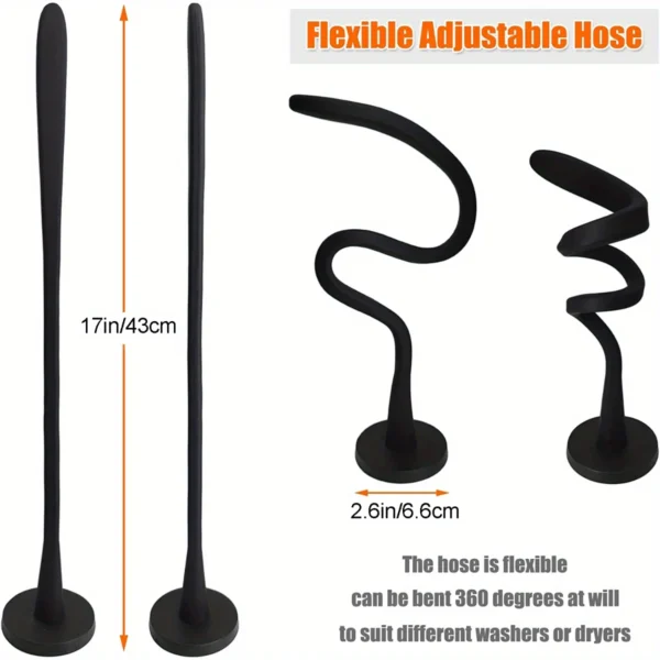 Magnetic Washer Door Prop-Stabilizer for Front Load Machines-Easy-Install, Flex Design-Fits Most Washers & RV Laundry Doors - Image 4