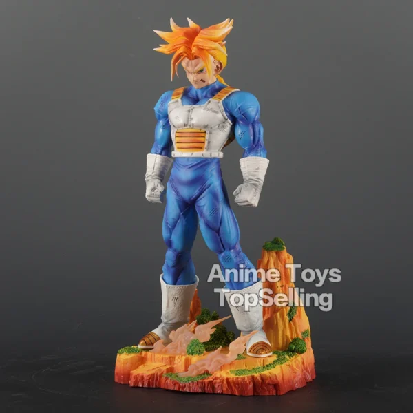 30cm/11.81in Anime Dragon Ball Z Trunks Figure Two heads Action Figures PVC Statue Collection Model Toys for Children Gifts - Image 4