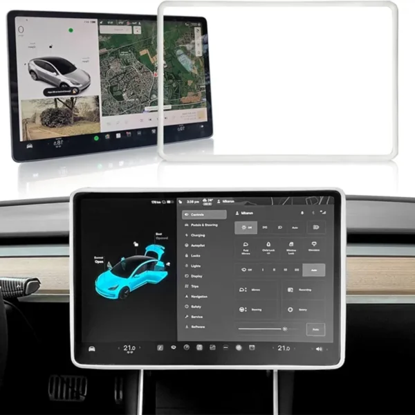 For Tesla Model 3 / Y Silicone Protective Frame Edge Cover Central Control Display Navigation Screen Protector Car Accessories - Image 5