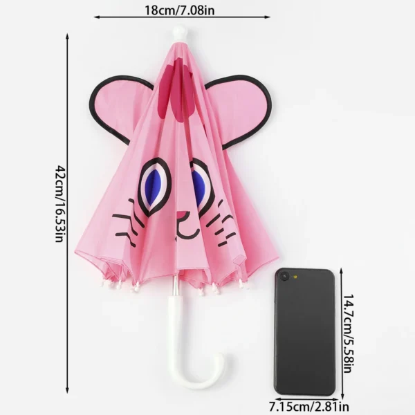 1pc-cute three-dimensional cartoon small umbrella - Image 6