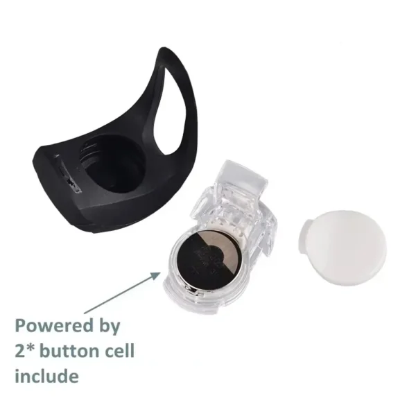 2 PCS Silicone Bicycle Front Rear Light Set Night Riding Safety Warning Taillight Easy to Install Flashlight Headlight Tail Lamp - Image 6