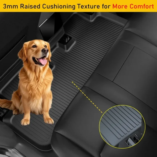TESMAYX Floor Mats for Tesla Model Y Juniper Launch Model 3 Highland Cargo Liner Trunk Mat All Weather TPE 2024 2025 Accessories - Image 3