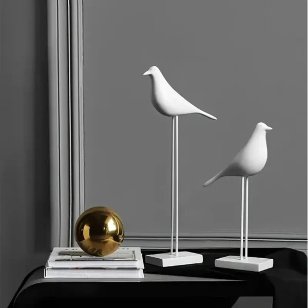 Resin Bird Statue Handicrafts Decoration Artificial Coloring Nordic Bird Decoration Home Decoration Office Desktop Sculpture - Image 5