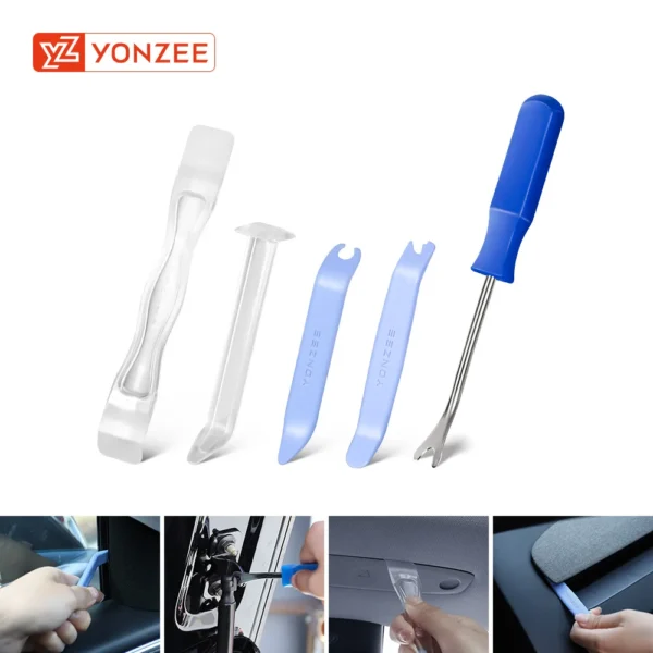 YZ Auto Door Clip Panel Trim Removal Tools Kits ​Tesla Porsche Mercedes Benz BMW Audi Honda - Image 1