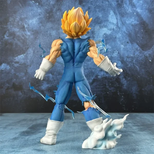 27cm Dragon Ball Z Majin Vegeta Anime Figure Self-destruct Super Saiyan Action Figures Pvc Statue Figurine Model Toys Gift - Image 4