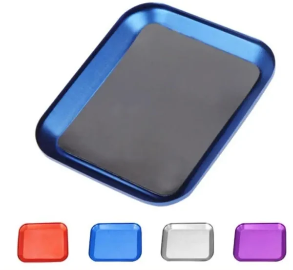 Aluminium Alloy Magnetic Screw Tray Plate RC Repair Tool for Airplane Car Boat Crawler Axial SCX10 D90 D110 Model - Image 3