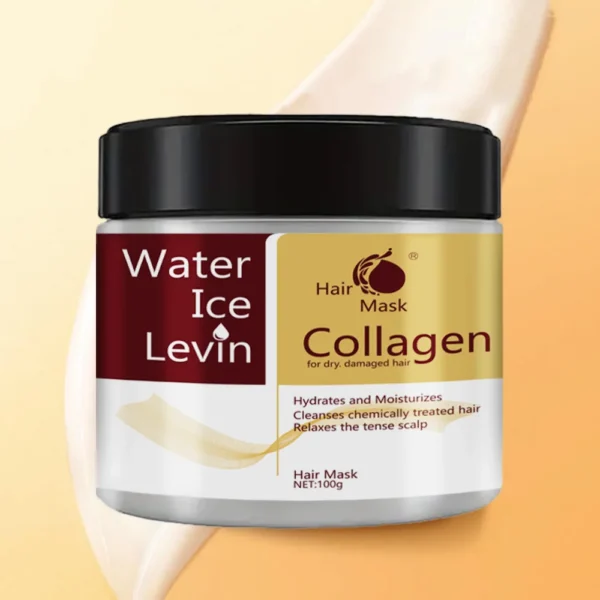 Collagen Keratin Hair Mask Dual Oil Control Moisturizer Conditioner Soft Smooth Frizz Damaged Repair Revitalize Hair Care - Image 2
