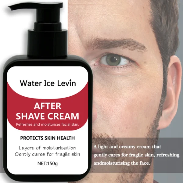 150g Men's Collagen After Shave Cream Firming Lighten Fine Lines Hydrating and Brightening Moisturizing Cream - Image 3