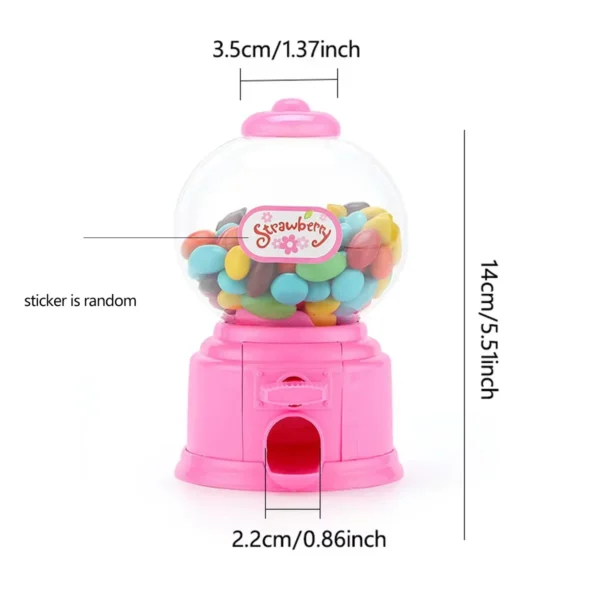 1pc-Candy Machine Cute Candy Dispenser Portable Bank Deposit Box Sweets Machine Nice Gift for Children Home Decor - Image 6