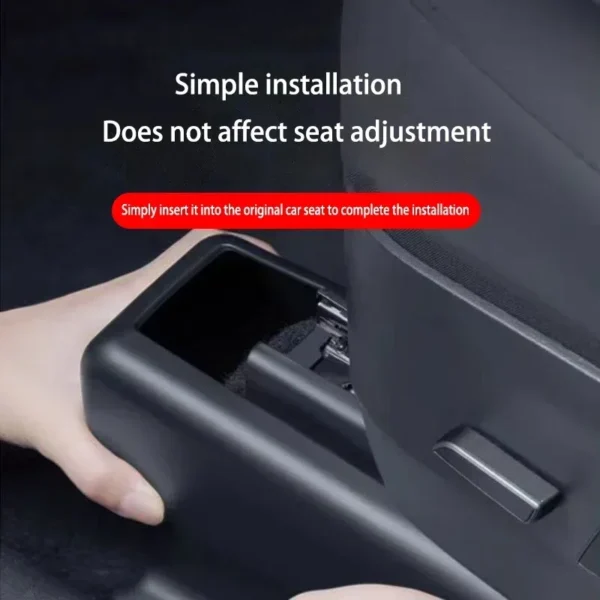 For Tesla Model Y Juniper 2025 2056 Under Seat Corner Guard Seat Slide Rail Protector Cover Anti-Kick Decor Flocking Accessories - Image 5