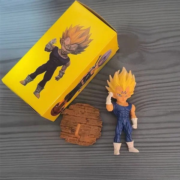 Dragon Ball Z 9cm Super Saiyan Prince Vegeta Figure Standing Posture Pvc Model Statue Doll Collection Decoration Toys Gift - Image 3