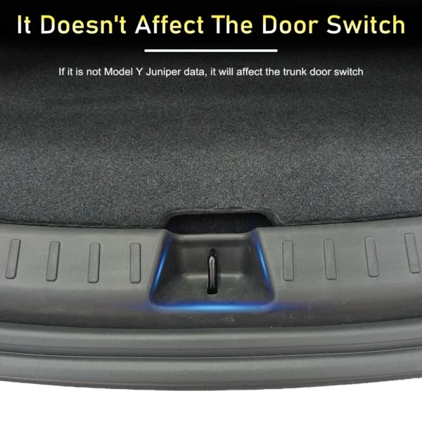 Tesmayx Rear Trunk Sill Guard Cover for Tesla New Model Y Juniper Launch 2025 Trunk Bumper Protector TPE Threshold Accessories - Image 6