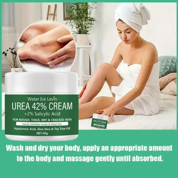 New 42% Urea Cream + 2% Salicylic acid Foot and hand Moisturizer, deep moisturizer and Nourishing moisturizer - Image 5